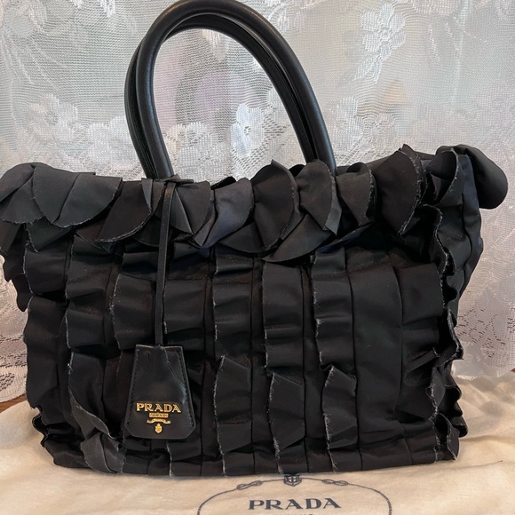 Prada Black Shoulder Bag - Picture 1 of 8